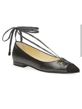 NEW Sarah Flint Lily Ankle-Tie Flats 
Seen on Meghan Markle Size 41 US 10